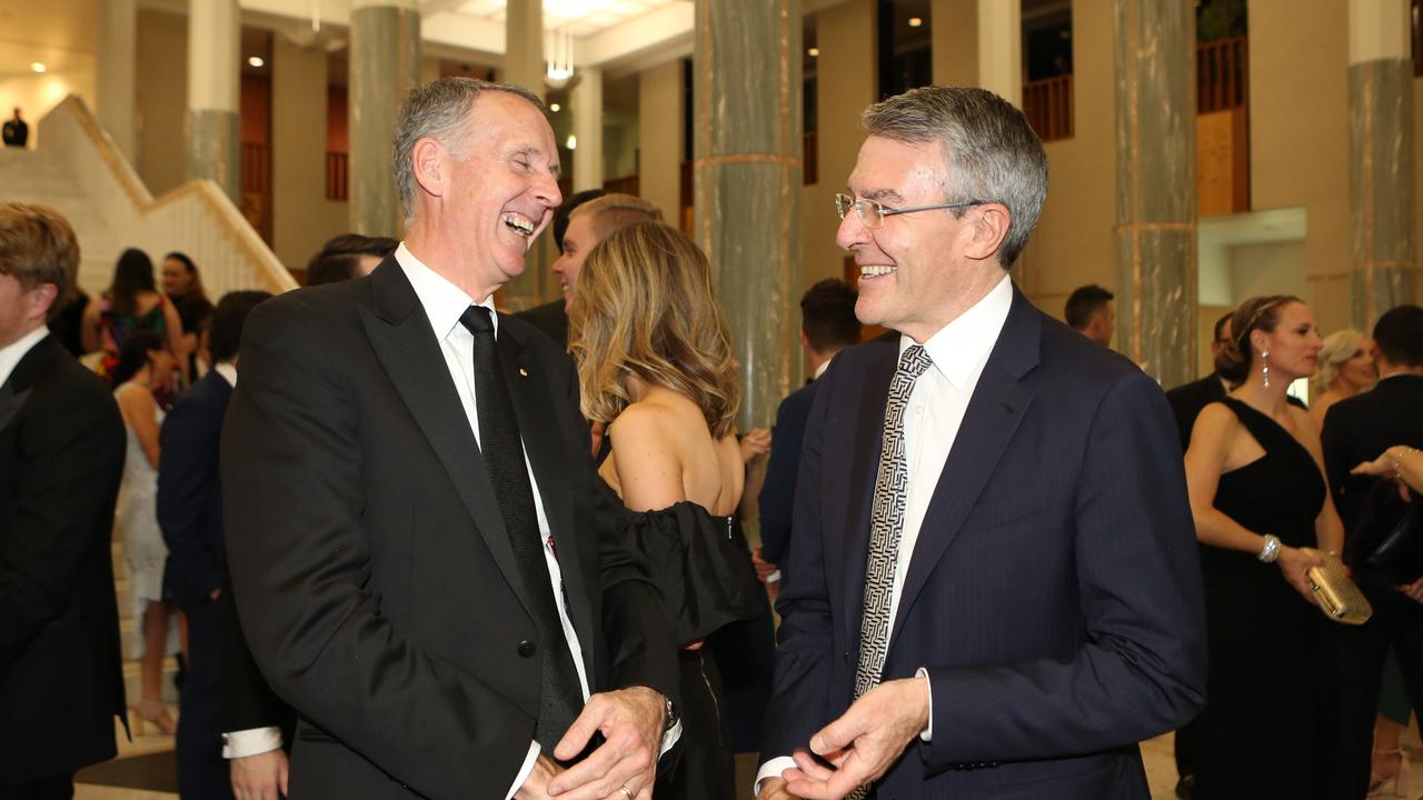 Campbell Reid and Mark Dreyfus. Picture: Nikki Short