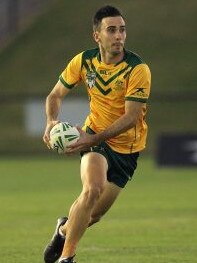 Adam Pryde representing Australia in Touch Football. Credit: Touch Football Australia