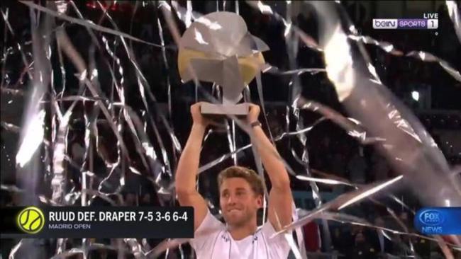 Ruud downs Draper in Masters 1000 title
