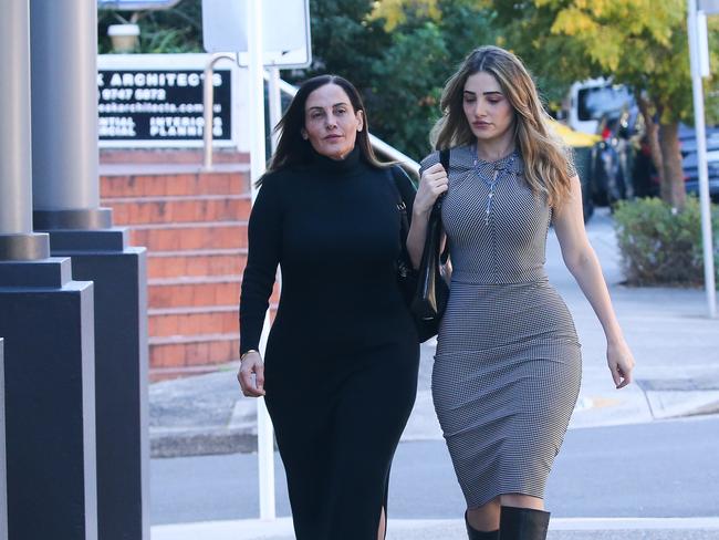 SYDNEY, AUSTRALIA - Newswire Photos -MAY 10 2023: Ashlyn Nassif the glamorous daughter of controversial property developer Jean Nassif alleged to have supplied a bank with fake pre-sales contracts in order to obtain a $150 million loan to help her father build one of Sydneyâs biggest apartment projects is seen arriving at Burwood Court in Sydney. Picture NCA Newswire / Gaye Gerard