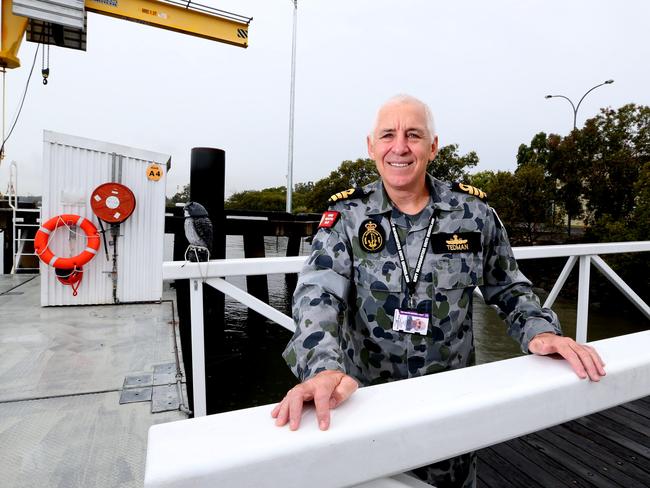 Commanding Officer of Naval Headquarters South Queensland Peter Tedman. Quest photographer Richard Walker captured a last look of the Bulimba Barracks before the site is sold. Picture: RICHARD WALKER.