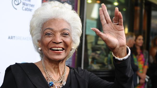 Nichelle Nichols pictured in 2015 in Los Angeles. Picture: Getty