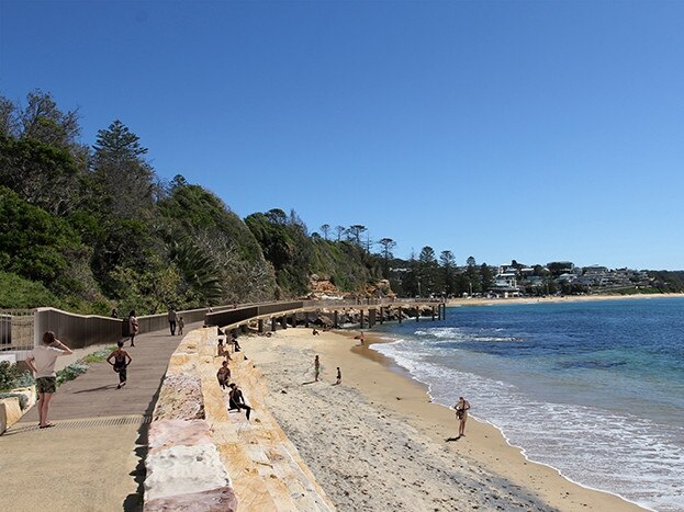 Artist impression of how the new boardwalk will look as it connects with The Haven. Picture: supplied