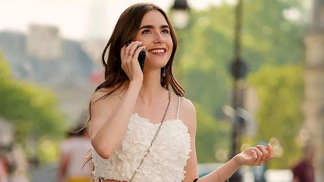 Lily Collins in Emily in Paris. Picture: Netflix