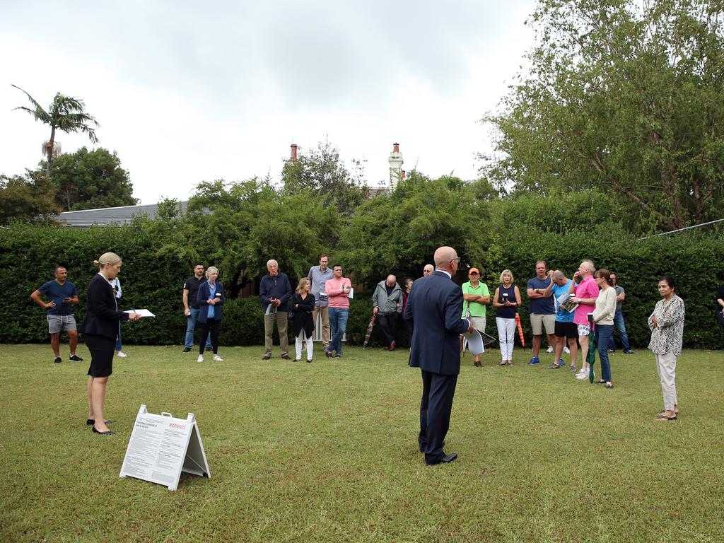 One of many old tennis courts that have gone under the hammer. This one in Hunters Hill on 900 sqm sold for $3.55m with the buyer planning to build a new home. Picture: Sam Ruttyn