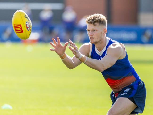 Adam Treloar will play on Friday night. Picture: Jake Nowakowski