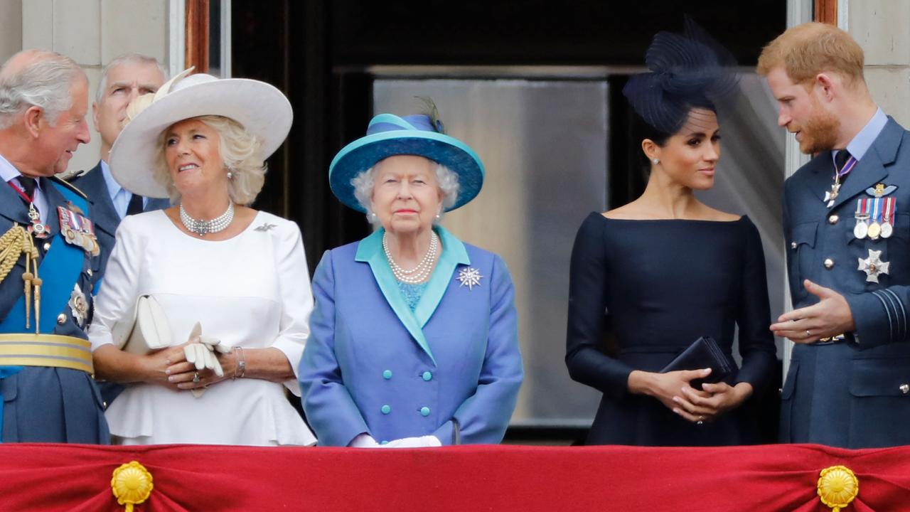 The Queen’s resolve in this exchange is both impressive and terrifying. Picture: Tolga Akmen/AFP