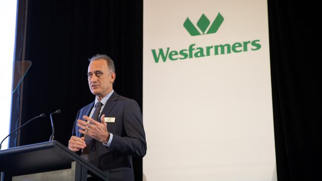 Wesfarmers chief executive Rob Scott says the intergenerational report released on Thursday highlighted risks and opportunities in the economy. Picture: David Berrie