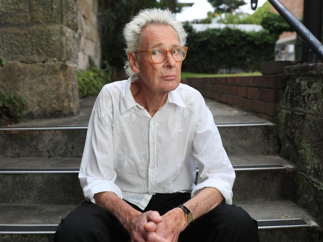 16/12/21: Stephen Edwards at Kings Cross. Dr Stephen Edwards was charged in 2016 with murdering his dying mother in Hobart, an alleged mercy killing. He denied the charge, which was dropped in 2020 after he contracted terminal cancer. Now, in his final days, he is telling his story publicly for the first time. John Feder/The Australian.