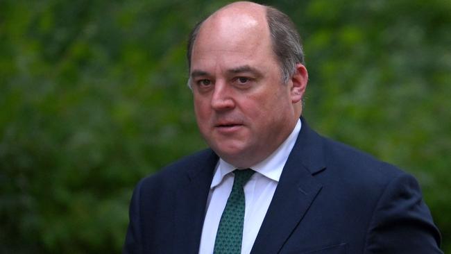 Britain's Defence Secretary Ben Wallace is favourite to take over from Blris Johnson. Picture: AFP.