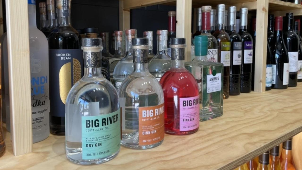 The new Liquor Down Under offers specialty gins, as well as wine and spirits. Picture: Annabel Bowles