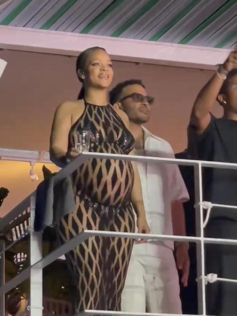 Rihanna made a surprise appearance at boyfriend A$AP Rocky’s Spotify concert during the 2023 Cannes Lions Festival on Wednesday night.