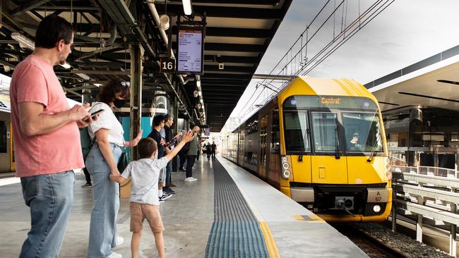 Sydney Trains provided police CCTV stilled images of Lyth from the Chambers St assault. Picture: Julian Andrews.