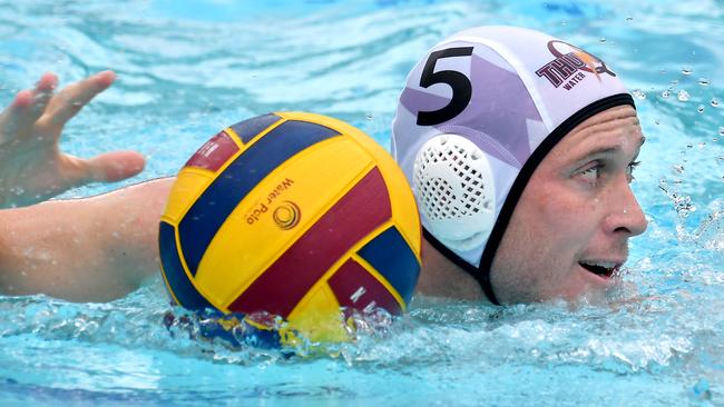 William Miller from the Queensland Thunder men’s side in action earlier this month.