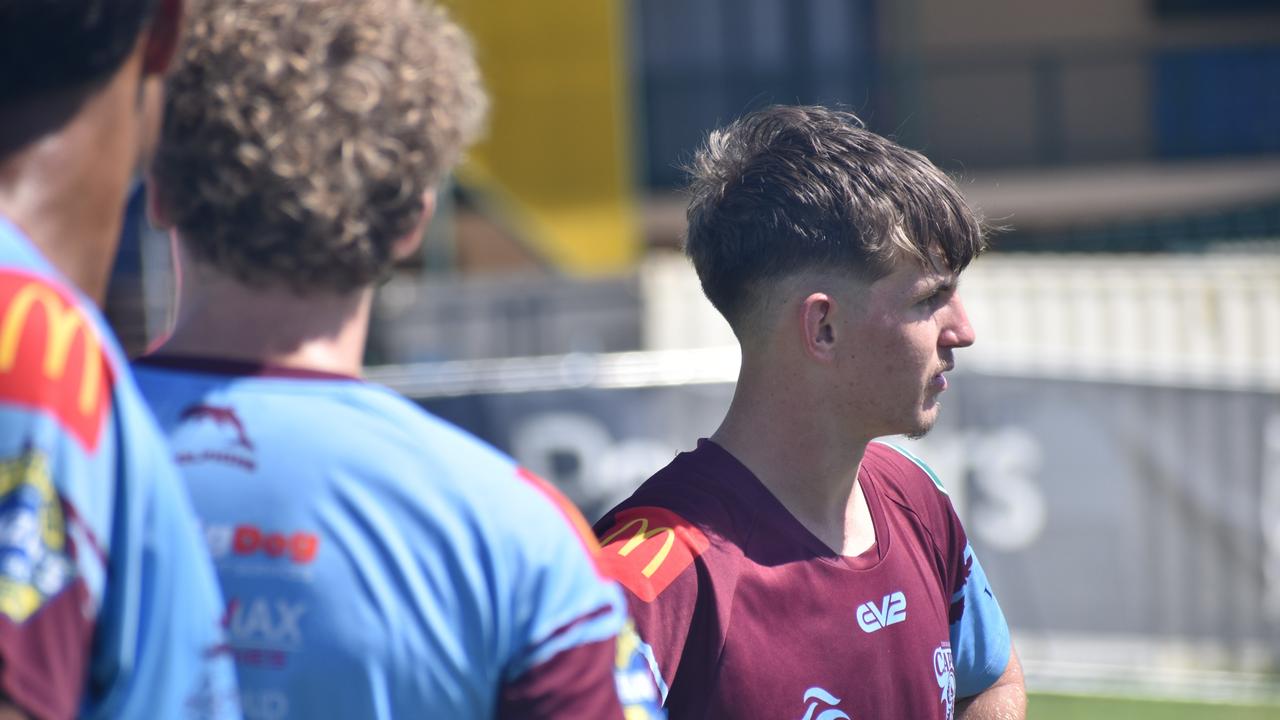 CQ Capras under-17 boys squad pre-season training session at The Cathedral College, Rockhampton, on January 11, 2025.