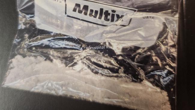 The methamphetamine found in House’s car. Photo: Courts SA