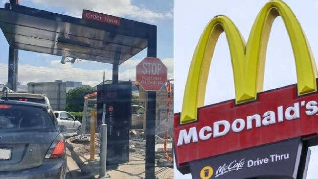 Gympie McDonald's is getting an upgrade - meaning the drive thru will be closed today. Photo: Frances Klein