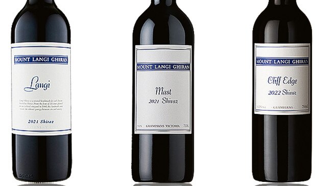 The Mt Langhi Ghiran shiraz selection