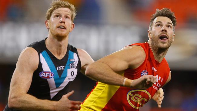 Matthew Lobbe could partner Toby Nankervis in the ruck.