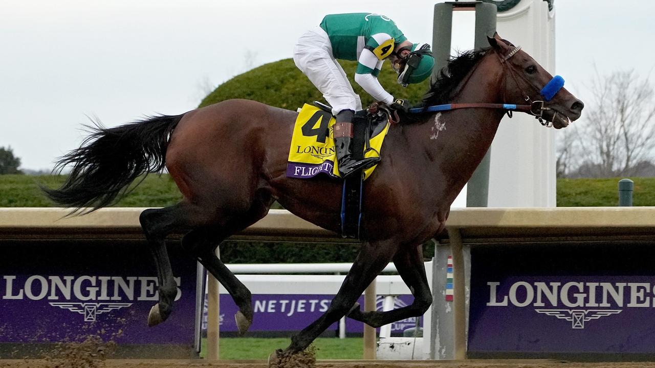 The freakish Flightline winning the Breeders' Cup Classic