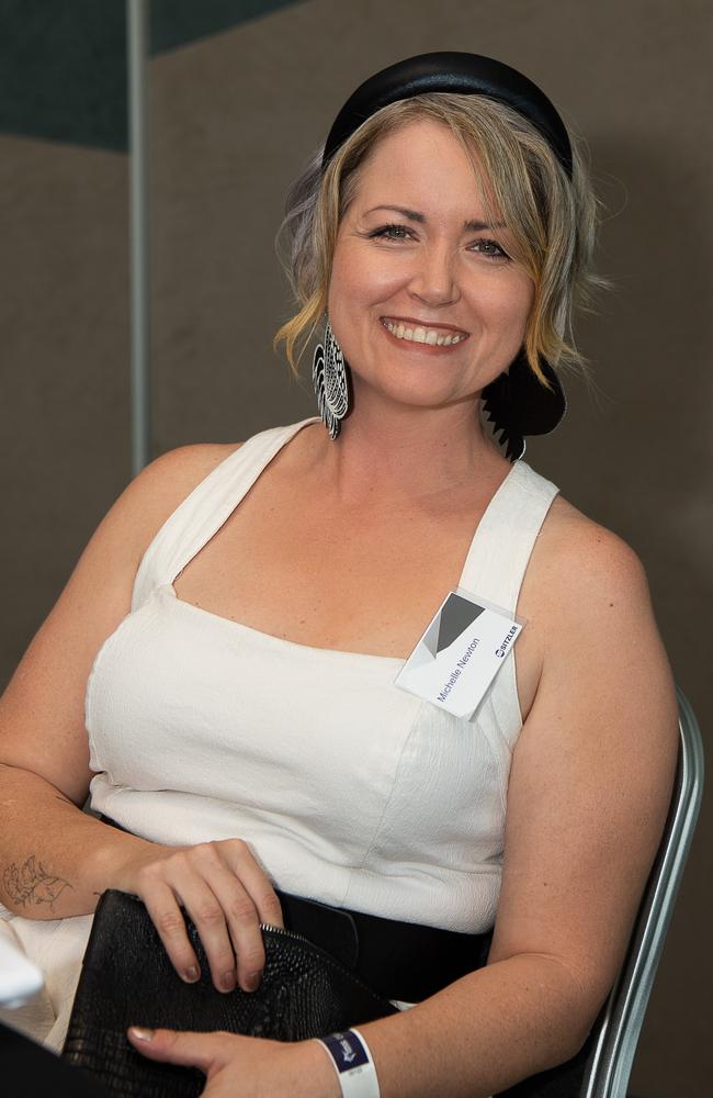 Michelle Newton at the 2023 Darwin Derby day. Picture: Pema Tamang Pakhrin