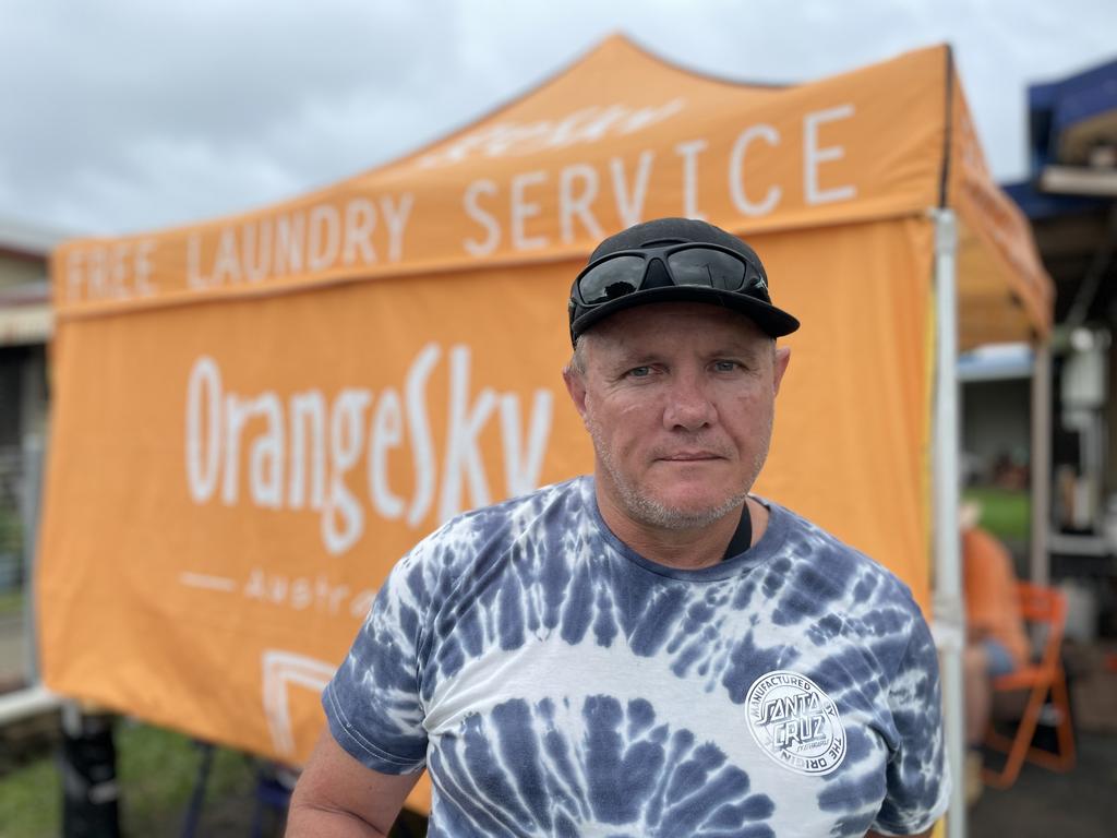 Orange Sky has helped Shane McCartney since it started in Mackay 5 years ago, who now helps others in return. Photo: Zoe Devenport