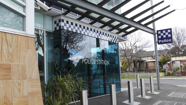 Sen-Constable Deitz worked through the statement at Box Hill police station.