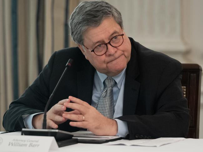 US Attorney-General William Barr. Picture: AFP