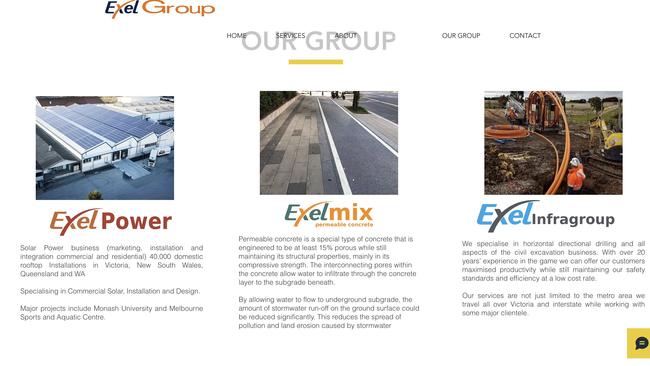 Exel Infragroup is still being advertised on their website.