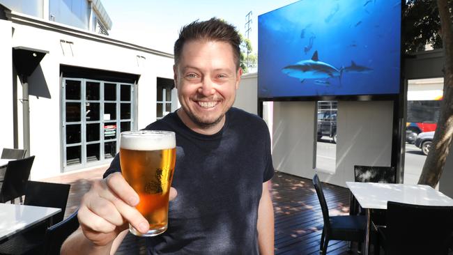 Royal Terrace Hotel operational manager Glen Aikman at the refurbished pub on North Terrace. It will reopen this week. Picture: Dean Martin