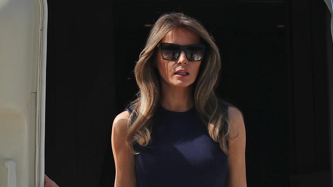 US First Lady Melania Trump has reportedly been trapped inside her accommodation. Picture: Sean Gallup/Getty Images