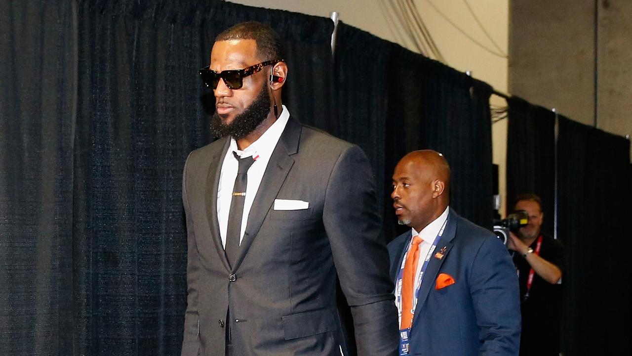 LeBron James wore an interesting fit.