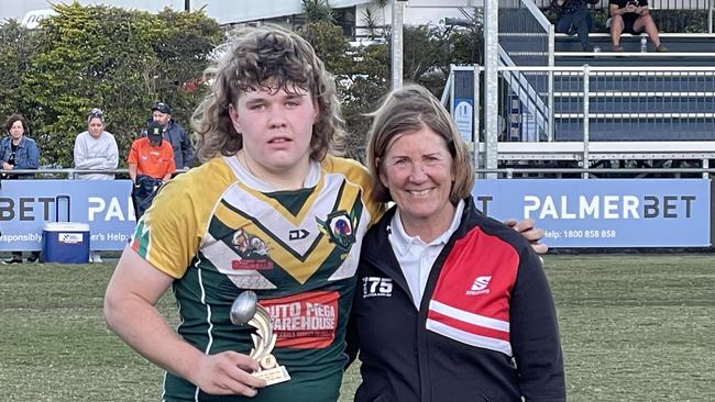 Alexandra Hills SHS prop Cooper Benvenuti was named man of the competition.