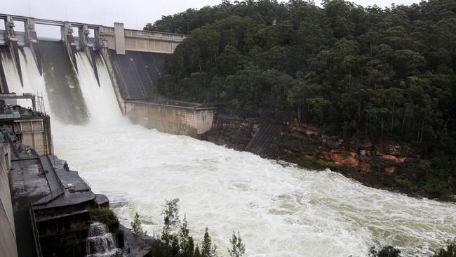 Warragamba spills for the first time 14 years in March 2012.