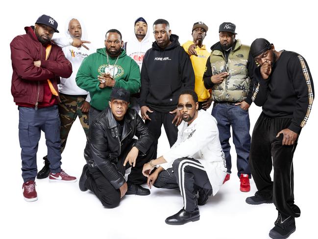 US hip-hop group Wu-Tang Clan, whose rarely-heard seventh album 'Once Upon a Time in Shaolin' will be on display at Hobart's Museum of Old and New Art (Mona) from June 2024. Picture: supplied