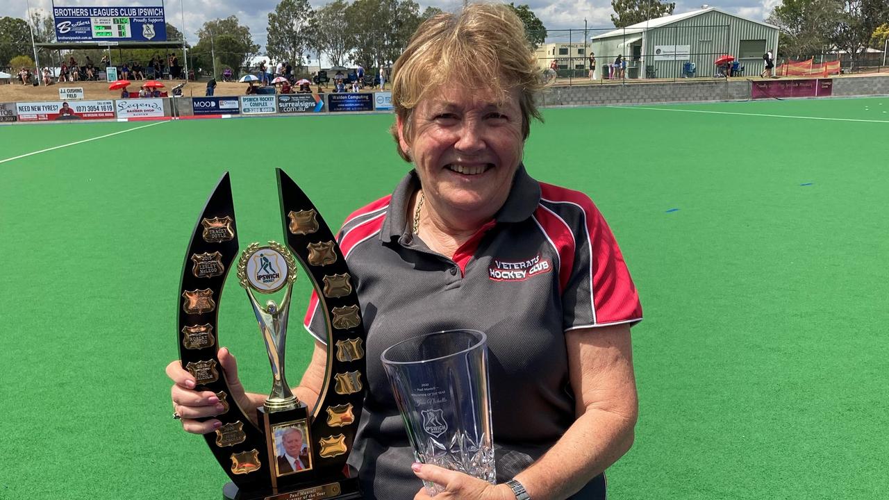 Dedicated volunteer June Nicholls was recognised for her invaluable contribution to Ipswich Hockey, particularly as COVID co-ordinator for 2020.