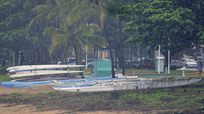 Fiona is a member of the Townsville Outriggers Canoe Club. The club's canoes are a familiar sight on The Strand. PICTURE: MATT TAYLOR.