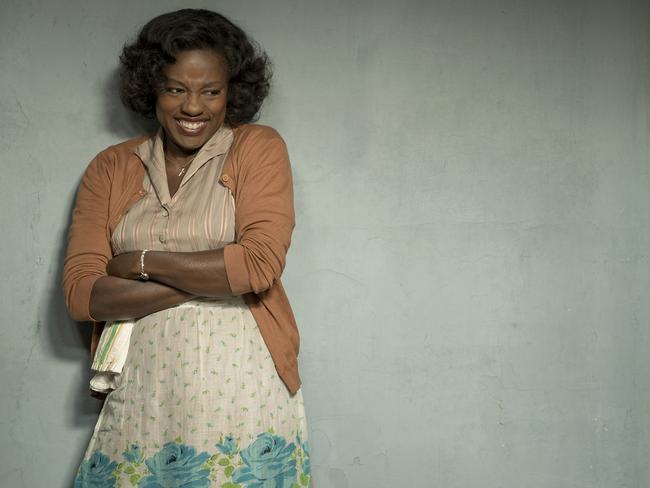 Viola Davis has been nominated for an Oscar for best supporting actor in her role as Mavis Maxson in Fences. Picture: David Lee / Paramount Pictures via AP