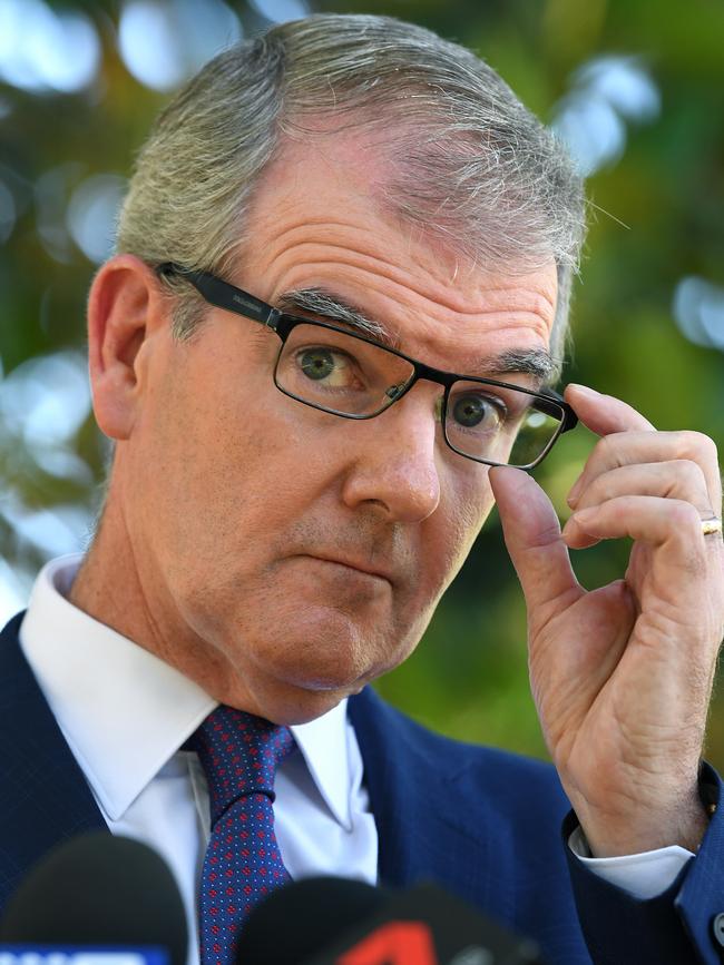 Opposition Leader Michael Daley cancelled a planned appearance at a business breakfast. Picture: AAP