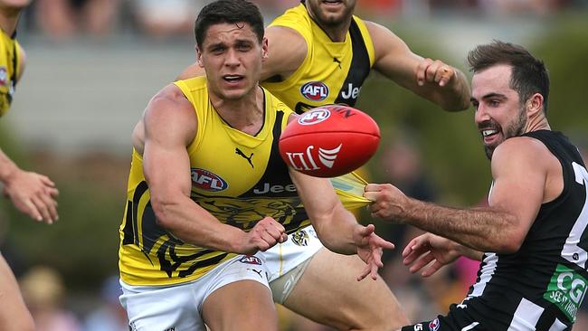 Dion Prestia in action for Richmond. Picture: Wayne Ludbey