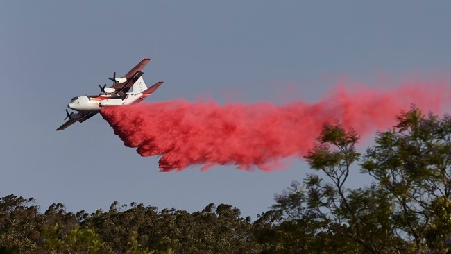 Australia normally borrows large water bombing aircraft from overseas during the bushfire season. Picture: Brett Hemmings/Getty Images