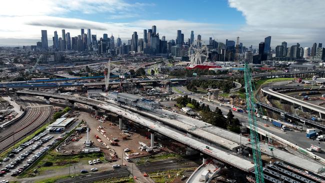 The tunnels under Yarraville are expected to open to traffic sometime in 2025.