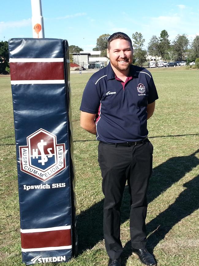 Ipswich State High School head coach Josh Bretherton Picture: David Lems