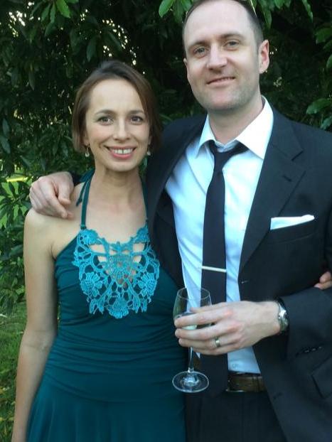 Hit and run victim Lucy Paveley, with her husband Jamie. Picture from Facebook.