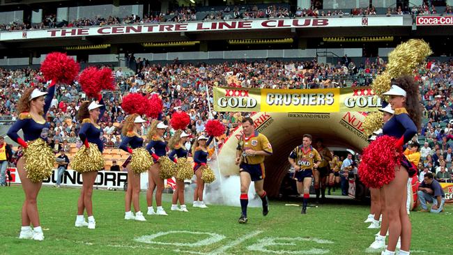 The South Queensland Crushers struggled for on-field results – but still managed to pull a crowd. Picture: Getty