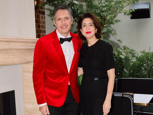 Mr Reece and wife Felicity at the opening Maison Batard. Picture: Dan Castano