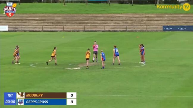 Replay: Modbury v Gepps Cross (U14 girls div 3) - SANFL Juniors grand finals