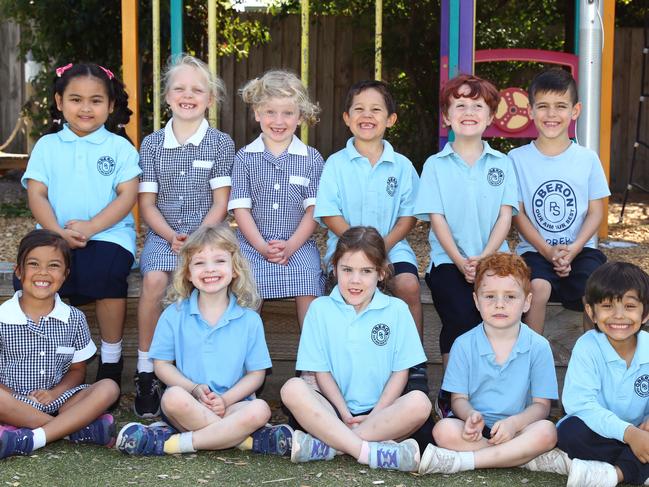 Oberon Primary School 2025 Prep S front Navy Taiapa-Skinnon, Bonnie Bath, Nora Pieper, Avery Scaffidi-Walker, Ilia Dibaji. Back Miles Terec, Isabel Sack, Penny Clifton-Donald, Igi Ryan, Rohan Williams, Charlie Groves