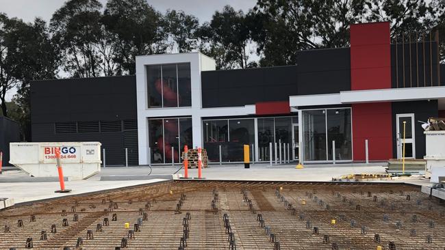 The McDonald's under construction at 601-605 Great Western Highway, Greystanes.