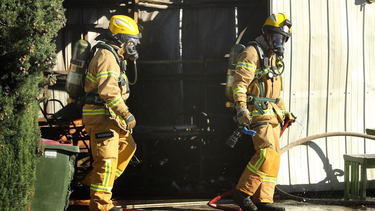 Shed fire sparks major emergency response